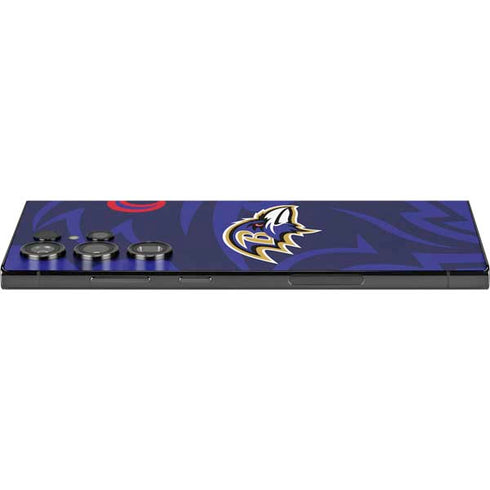 NFL Baltimore Ravens Double Vision Galaxy S25 Ultra Skin