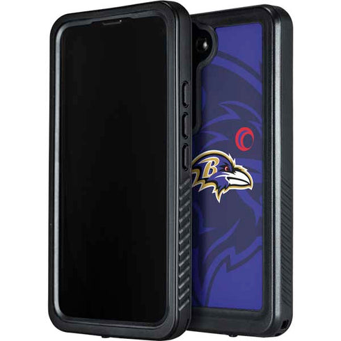 NFL Baltimore Ravens Double Vision Galaxy S24 Waterproof Case