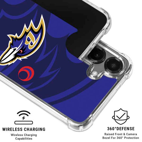 NFL Baltimore Ravens Double Vision Galaxy S26 Clear Case