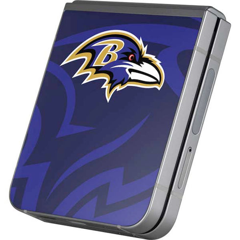 NFL Baltimore Ravens Double Vision Galaxy Z Flip6 Skin