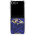 NFL Baltimore Ravens Double Vision Galaxy Z Flip7 Clear Case