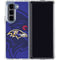NFL Baltimore Ravens Double Vision Galaxy Z Fold5 5G Clear Case