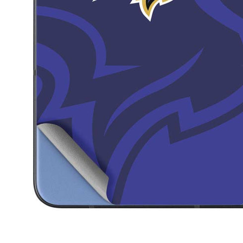 NFL Baltimore Ravens Double Vision Galaxy Z Fold5 5G Skin