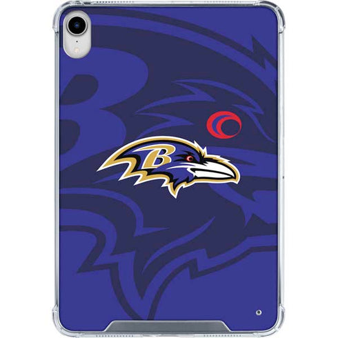 NFL Baltimore Ravens Double Vision iPad 11th Gen (2025) Clear Case