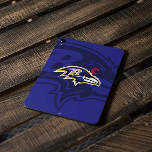 NFL Baltimore Ravens Double Vision Apple iPad Pro Skin