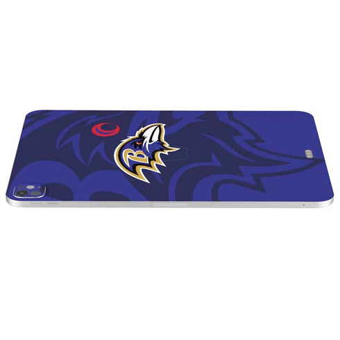 NFL Baltimore Ravens Double Vision iPad Pro 13in M4 (2024) Skin