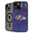 NFL Baltimore Ravens Double Vision iPhone 15 Plus Kickstand Case