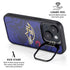 NFL Baltimore Ravens Double Vision iPhone 15 Plus Kickstand Case