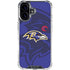 NFL Baltimore Ravens Double Vision iPhone 16 Clear Case