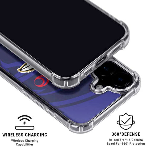 NFL Baltimore Ravens Double Vision iPhone 16 MagSafe Case