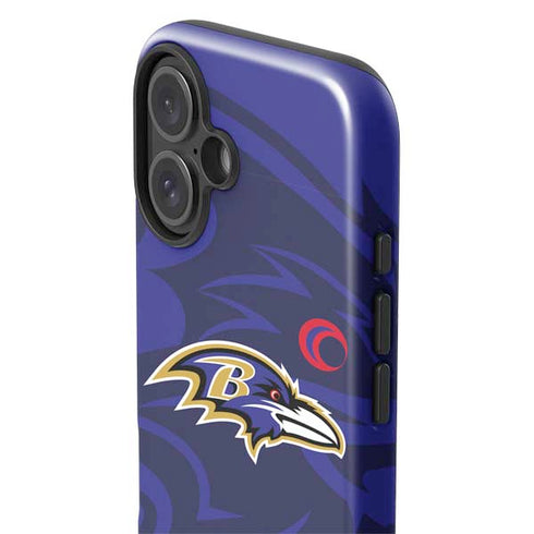 NFL Baltimore Ravens Double Vision iPhone 16 Plus Impact Case