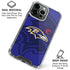 NFL Baltimore Ravens Double Vision iPhone 16 Pro Clear Case
