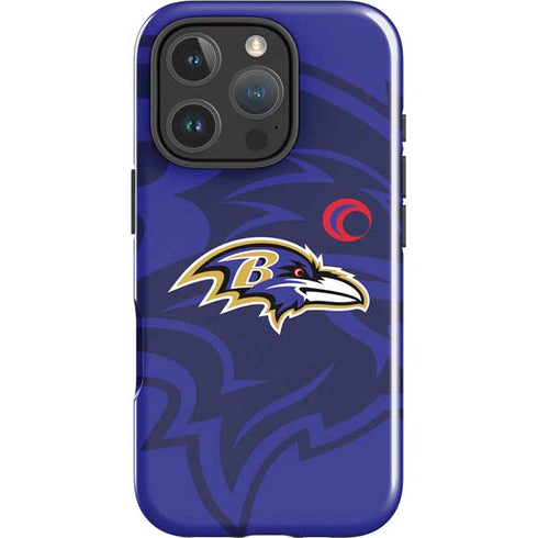 NFL Baltimore Ravens Double Vision iPhone 16 Pro Impact Case