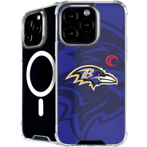 NFL Baltimore Ravens Double Vision iPhone 16 Pro MagSafe Case
