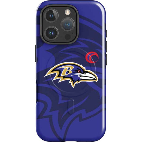 NFL Baltimore Ravens Double Vision iPhone 16 Pro Magsafe Impact Case