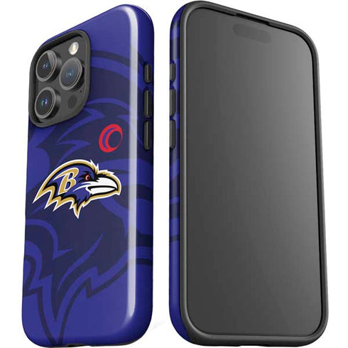 NFL Baltimore Ravens Double Vision iPhone 16 Pro Max Impact Case