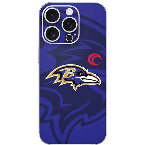 NFL Baltimore Ravens Double Vision iPhone 16 Pro Skin