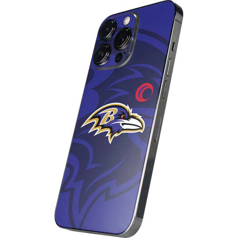NFL Baltimore Ravens Double Vision iPhone 16 Pro Skin