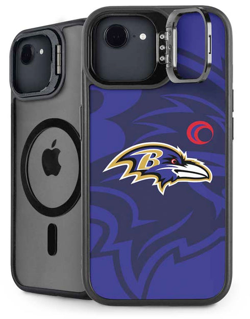 NFL Baltimore Ravens Double Vision iPhone 16e Kickstand Case
