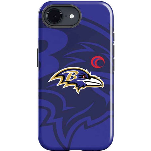 NFL Baltimore Ravens Double Vision iPhone 16e Impact Case