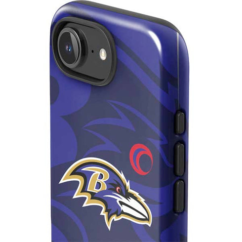 NFL Baltimore Ravens Double Vision iPhone 16e Impact Case