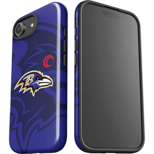 NFL Baltimore Ravens Double Vision iPhone 16e Impact Case
