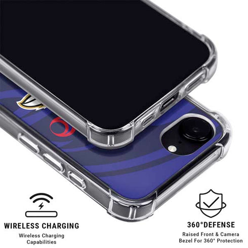 NFL Baltimore Ravens Double Vision iPhone 16e MagSafe Case