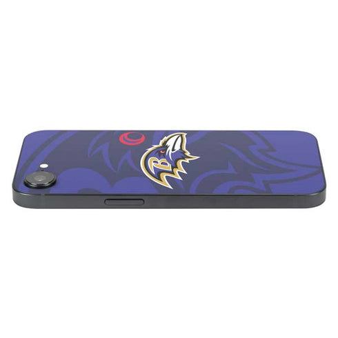 NFL Baltimore Ravens Double Vision iPhone 16e Skin
