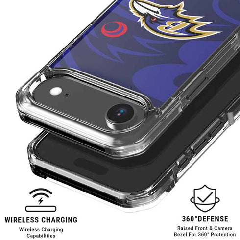 NFL Baltimore Ravens Double Vision iPhone 17 Air Clear Case