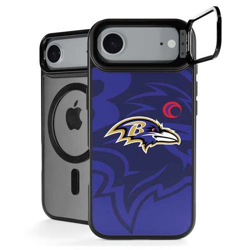 NFL Baltimore Ravens Double Vision iPhone 17 Air Kickstand Case
