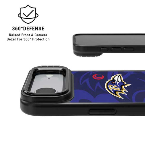 NFL Baltimore Ravens Double Vision iPhone 17 Air Kickstand Case