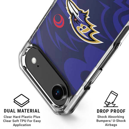 NFL Baltimore Ravens Double Vision iPhone 17 Air MagSafe Case