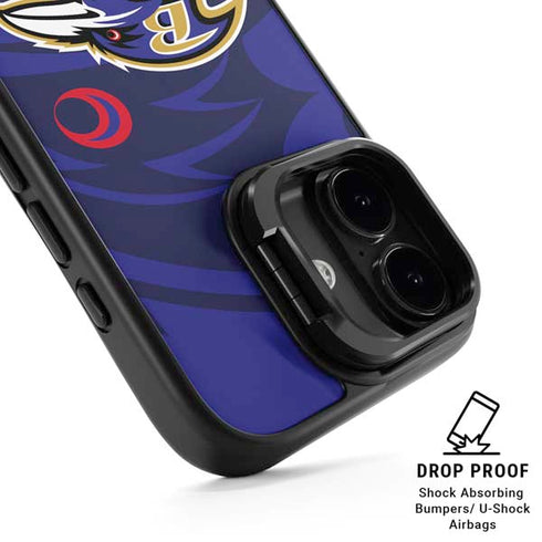 NFL Baltimore Ravens Double Vision iPhone 17 Kickstand Case