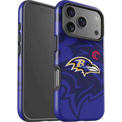 NFL Baltimore Ravens Double Vision iPhone 17 Pro Impact Case