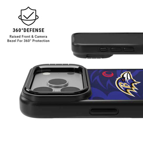 NFL Baltimore Ravens Double Vision iPhone 17 Pro Kickstand Case