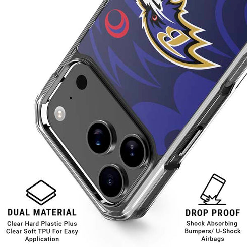 NFL Baltimore Ravens Double Vision iPhone 17 Pro MagSafe Case