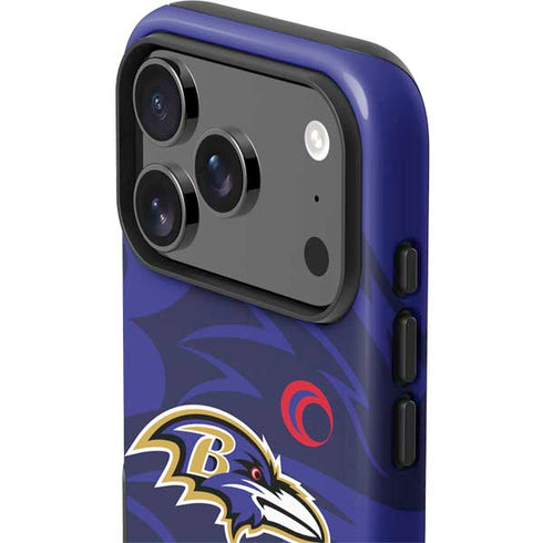 NFL Baltimore Ravens Double Vision iPhone 17 Pro Max Impact Case