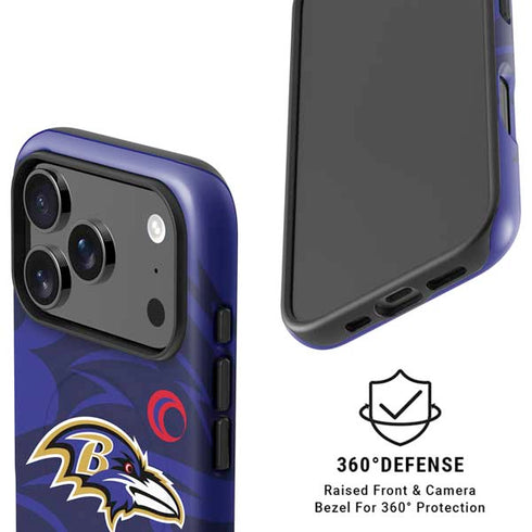 NFL Baltimore Ravens Double Vision iPhone 17 Pro Max Magsafe Impact Case