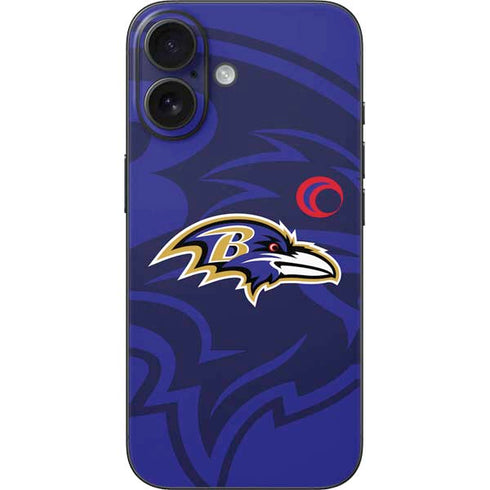 NFL Baltimore Ravens Double Vision iPhone 17 Skin