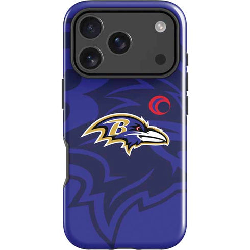 NFL Baltimore Ravens Double Vision iPhone 18 Pro Impact Case