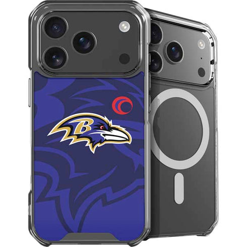 NFL Baltimore Ravens Double Vision iPhone 18 Pro MagSafe Case
