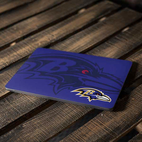 NFL Baltimore Ravens Double Vision Apple MacBook Air Skin