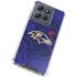 NFL Baltimore Ravens Double Vision Moto G 5G (2025) Clear Case