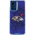 NFL Baltimore Ravens Double Vision Moto G 5G (2024) Clear Case