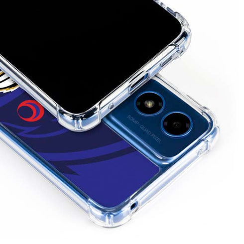 NFL Baltimore Ravens Double Vision Moto G 5G (2024) Clear Case