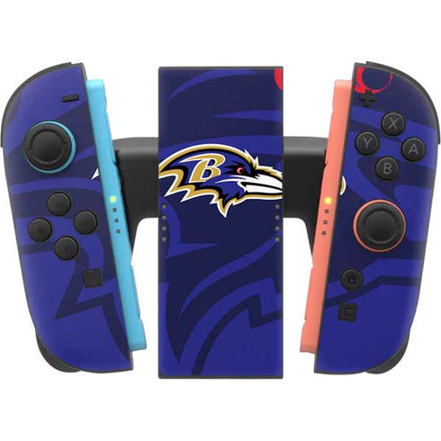 NFL Baltimore Ravens Double Vision Nintendo Switch 2 (2025) Joy-Con Controller Skin