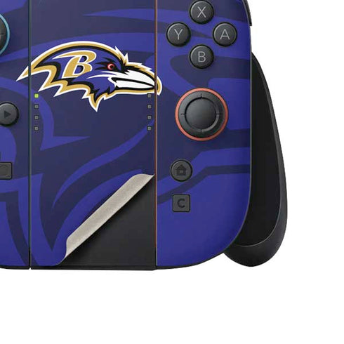NFL Baltimore Ravens Double Vision Nintendo Switch 2 (2025) Joy-Con Controller Skin