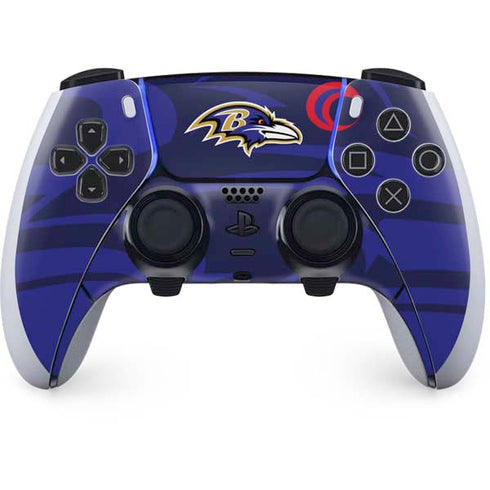 NFL Baltimore Ravens Double Vision PlayStation PS5 Skins