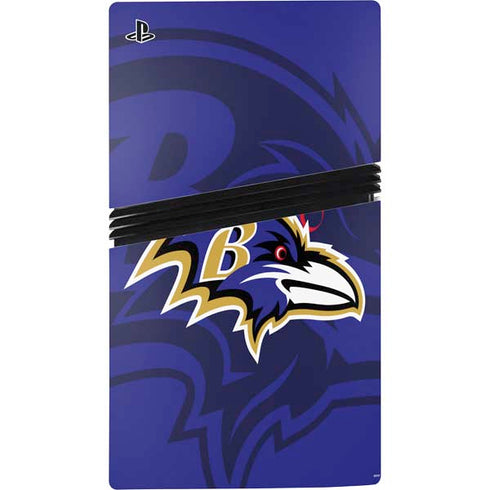 NFL Baltimore Ravens Double Vision PS5 Pro Bundle Skin