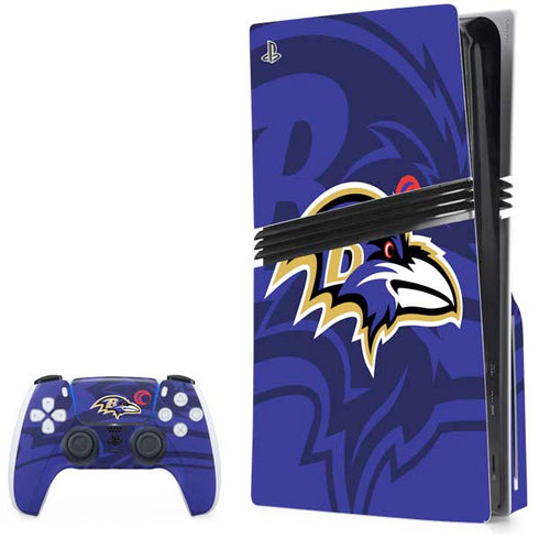 NFL Baltimore Ravens Double Vision PlayStation PS5 Skins